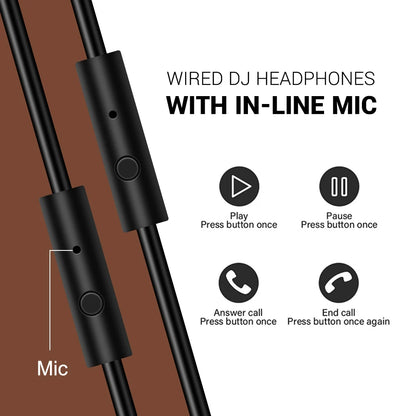 🎧 Oneodio Pro 30 – Casque DJ de Studio Professionnel avec Microphone
