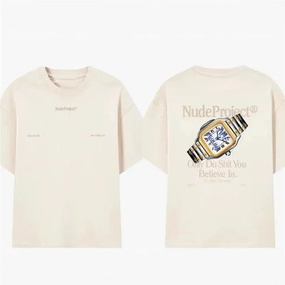 👕 T-shirt Rayé Fashion Design – Respirant & Confortable