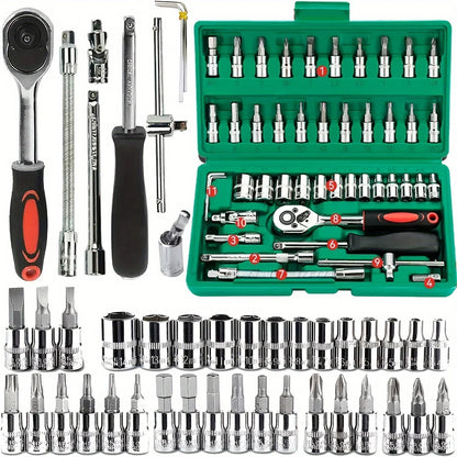 🛠️ Kit d’outils de quincaillerie domestique – Boîte à outils complète multifonction