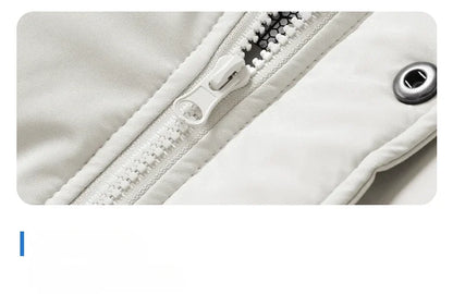 Parka chauffante à capuche pour homme, veste rembourrée, manteau long, veste chaude, technologie graphène, style coréen, haut de gamme, couple, hiver, 2024