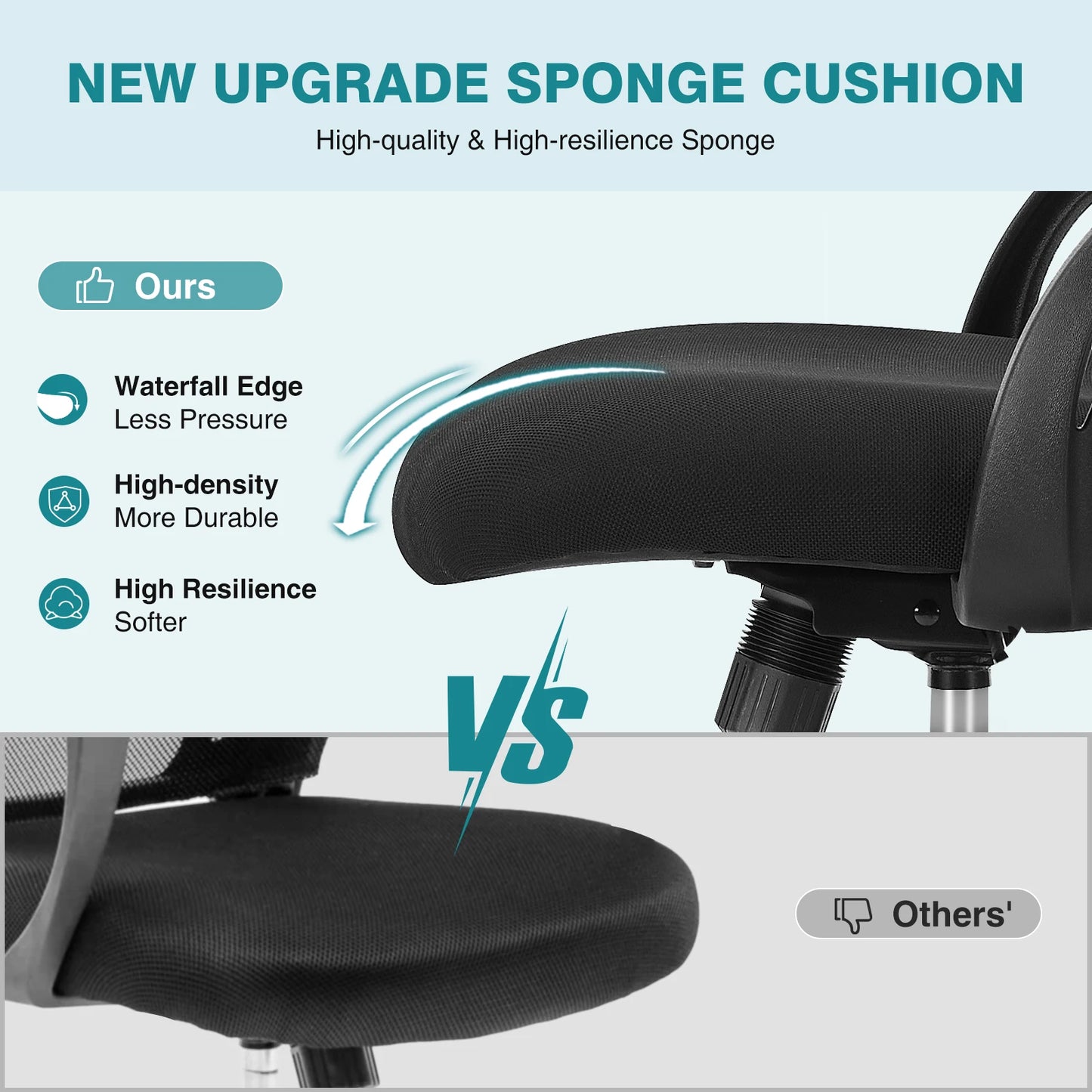 Chaise de bureau ergonomique JHK C-3718