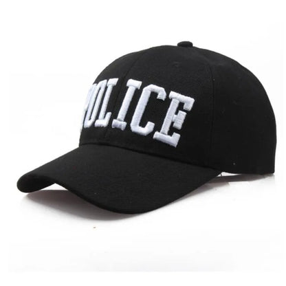 Casquette Baseball Lettre Police Unisexe Réglable Chapeau Camionneur Golf Sport