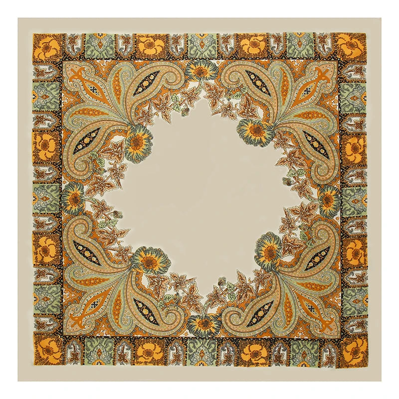 🧣 Foulard Carré Léopard LMLAVEN – Chic, Rock & Multifonction