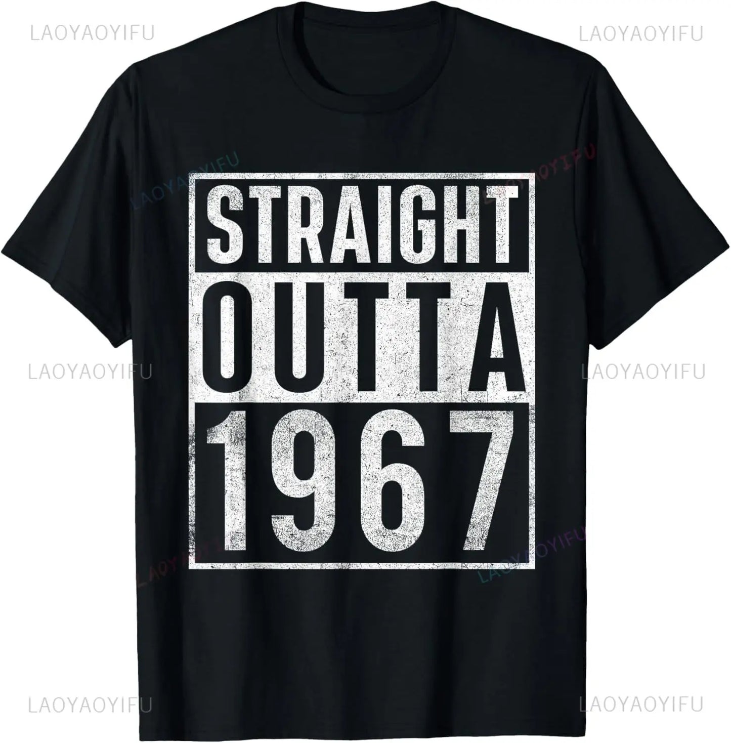 👕 T-shirt Vintage 58ème Anniversaire – Personnalisable Unisexe
