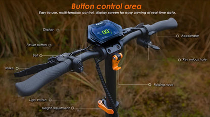 KuKirin G2 Pro VMP Scooter électrique 500W 48V 15.6Ah 9 pouces tout-terrain pneu pliable Scooter électrique 25 KM/H vitesse 65KM portée