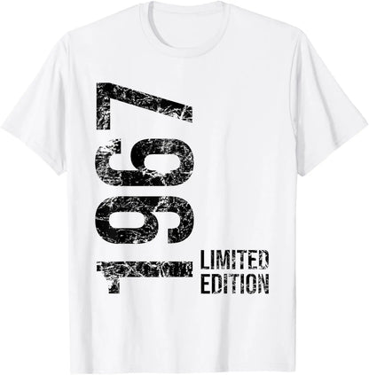 👕 T-shirt Vintage 58ème Anniversaire – Personnalisable Unisexe