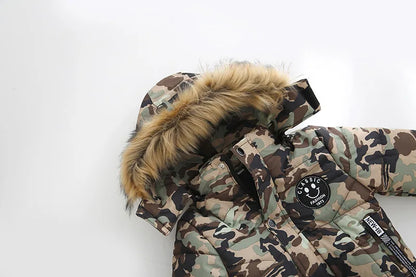 🧒 Doudoune Hiver pour Garçons – Parka Chaude 2025