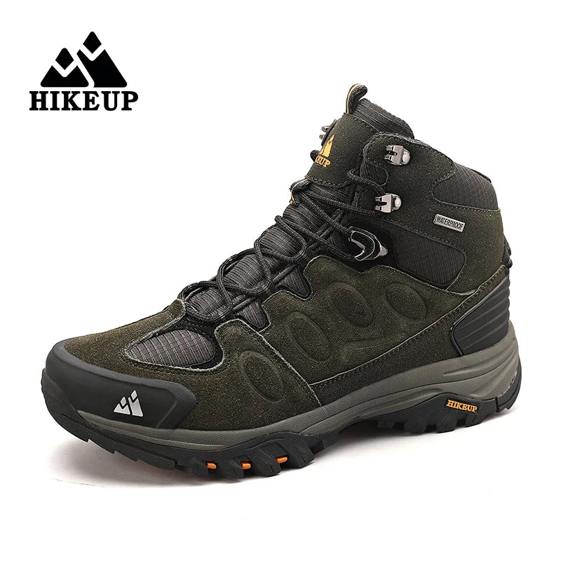 HIKEUP Bottes de Randonnée Homme – Chaudes, Confortables et Respirantes pour Plein Air