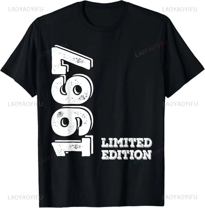 👕 T-shirt Vintage 58ème Anniversaire – Personnalisable Unisexe