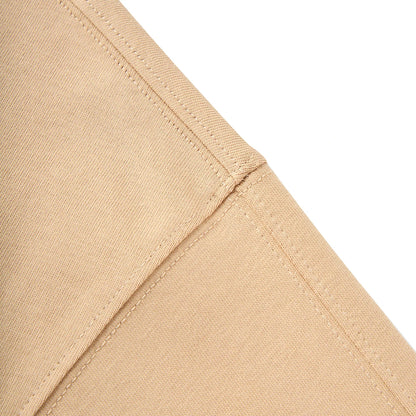 Adidas Crew Beige – T-shirt Unisexe à Col Rond avec Logo Blanc Vertical