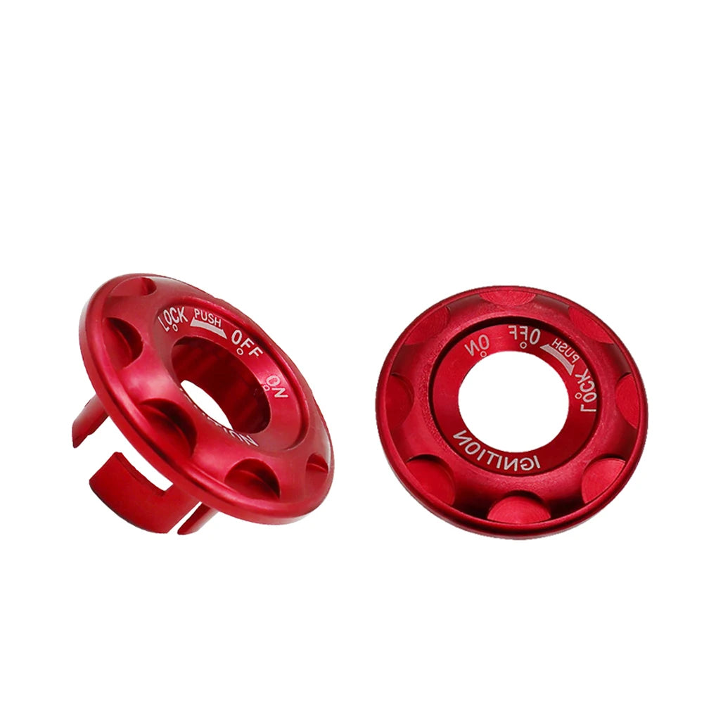 Couvercle de commutateur d'allumage de moto en alliage d'aluminium, couvercle de protection de commutateur à clé, anneau de verrouillage pour Yamaha Fuego JOG ZY100T AVENUE RSZ Vino