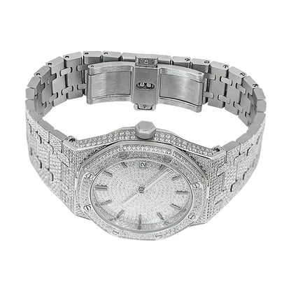 Luxury Diamond Watch – Japanese Seiko NH35 Mechanical Movement – In Stock at ParisPetitPrix.com