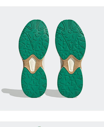 Adidas JZ RUNNER Retro – Baskets Unisexe Respirantes avec Accents Verts