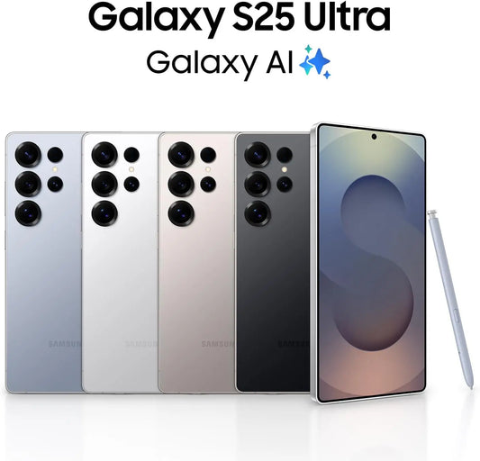 2025 nouveau Samsung Galaxy S25 Ultra 5G Smartphone Snapdragon 8 Elite 6.9 "120Hz dynamique LTPO AMOLED 2X affichage 200MP Quad AI caméra