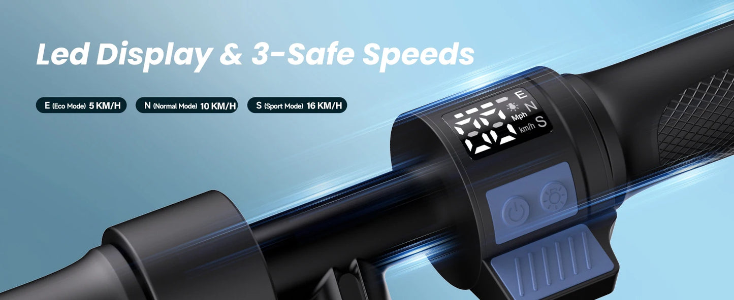 Scooter électrique pour enfants K2Pro, pneus 6 pouces, moteur 150W, vitesse 16 km/h, batterie 2,6 ah, portée 6-9km, 3 vitesses, hauteur réglable