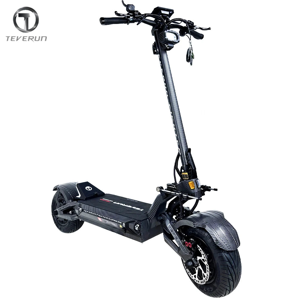 Moteur d'origine Teverun Fighter 7260R 72V 60Ah V4 puissance de crête 15000W avec GPS PKE vitesse maximale 120 KM/H n Scooter électrique