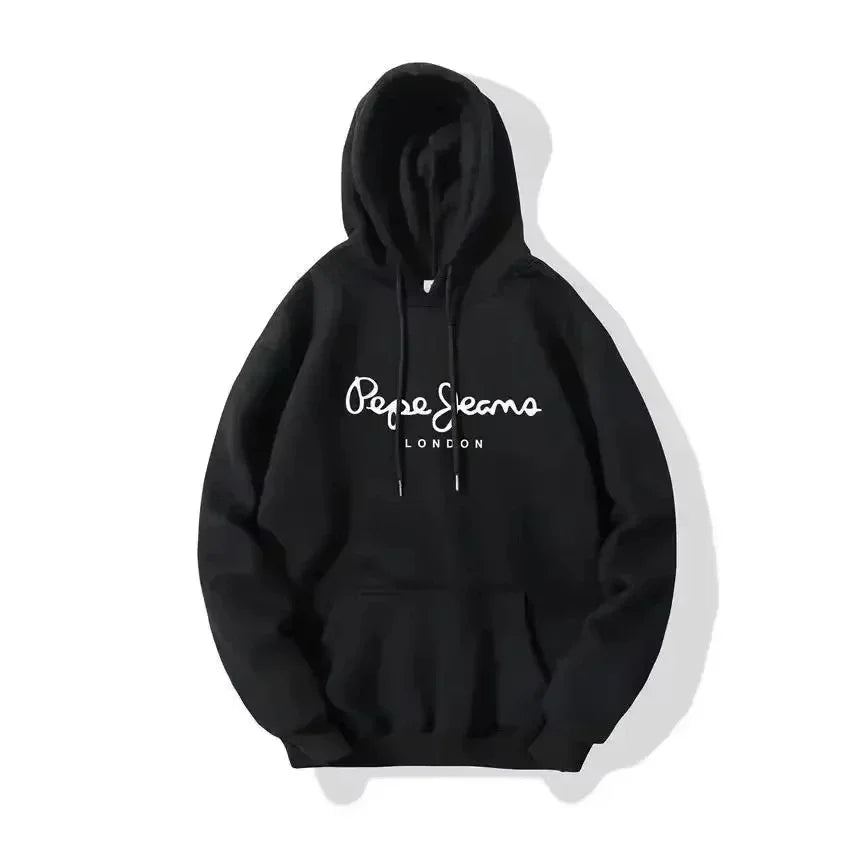 2025 hommes et femmes nouveau printemps épais à capuche sport décontracté couleur unie imprimé à capuche tendances de la mode Alphabet vêtements de sport