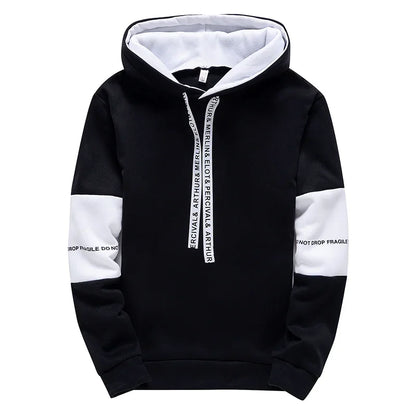 Sweats à capuche à manches longues pour hommes, impression décontractée avec lettre PVD, pull Hip Hop pour hommes, haut de sport masculin, nouveau, printemps