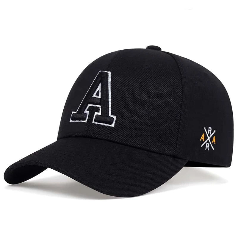 Casquette Baseball Unisexe Lettres Brodées Ar Réglable Protection Solaire Printemps/Automne