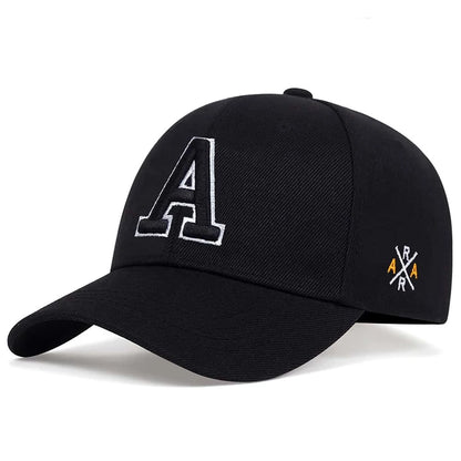 Casquette Baseball Unisexe Lettres Brodées Ar Réglable Protection Solaire Printemps/Automne