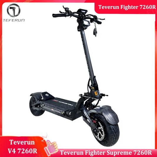 Moteur d'origine Teverun Fighter 7260R 72V 60Ah V4 puissance de crête 15000W avec GPS PKE vitesse maximale 120 KM/H n Scooter électrique