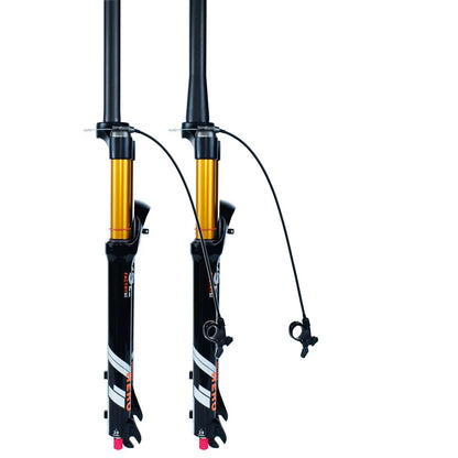 🚴♂️ Fourche à Air VTT en Alliage de Magnésium – Amortisseur de Rebond 140mm