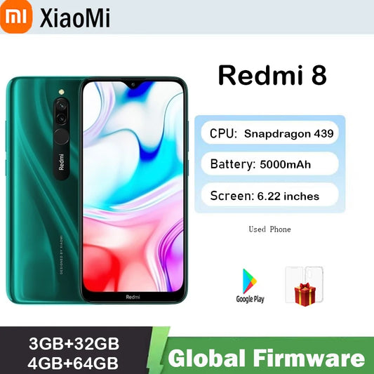 Xiaomi Redmi 8 – Smartphone 6.22" Global, Snapdragon 439, 5000mAh, Double SIM – Occasion