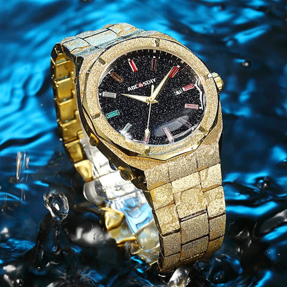 Montre Quartz Homme – Acier Inoxydable Élégante &amp; Résistante