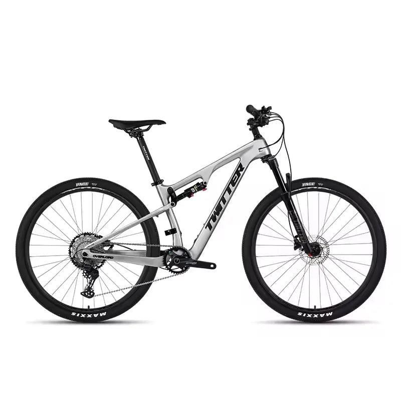 TWITTER VTT à Double Suspension Carbone 29’’ – Shimano DEORE M6100 12S, Vélo Montagne