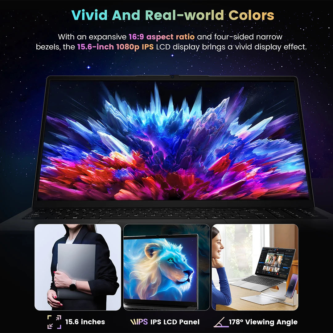 N-one-Ordinateur portable Nbook SE, AMD Ryzen 7, 5825U, DDR4, 16 Go + 16 Go + 1 To, SSD, Windows 11Pro, 15.6, Indedied Notebook, Tourists Band Dehider Gaming Compute
