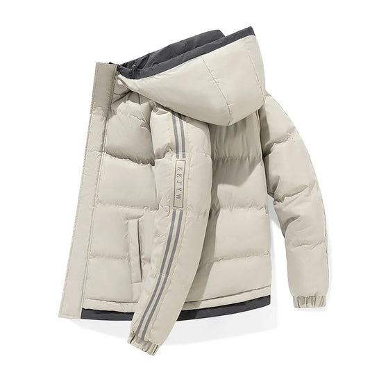 🧥 Doudoune d’Hiver Homme à Capuche – Coupe Décontractée, Chaude & Stylée (Taille jusqu’à 5XL)