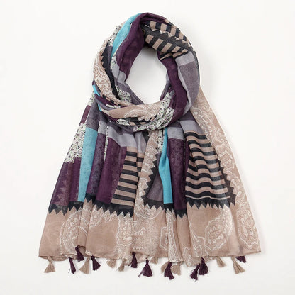 🧣 Écharpe de Styliste RUNMEIFA – Confort & Élégance Oversize