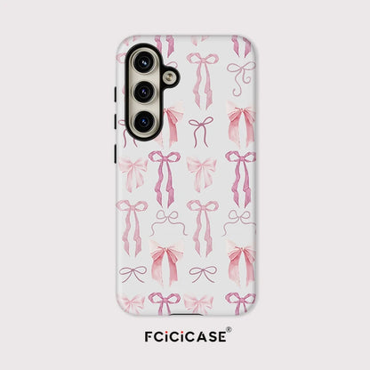 Fcicicase luxe rose noeud papillon coque de téléphone pour Samsung Galaxy A56 5G A36 A 36 A16 A26 antichoc double couche TPU PC couverture souple