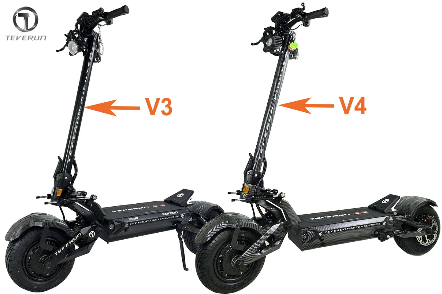 Moteur d'origine Teverun Fighter 7260R 72V 60Ah V4 puissance de crête 15000W avec GPS PKE vitesse maximale 120 KM/H n Scooter électrique