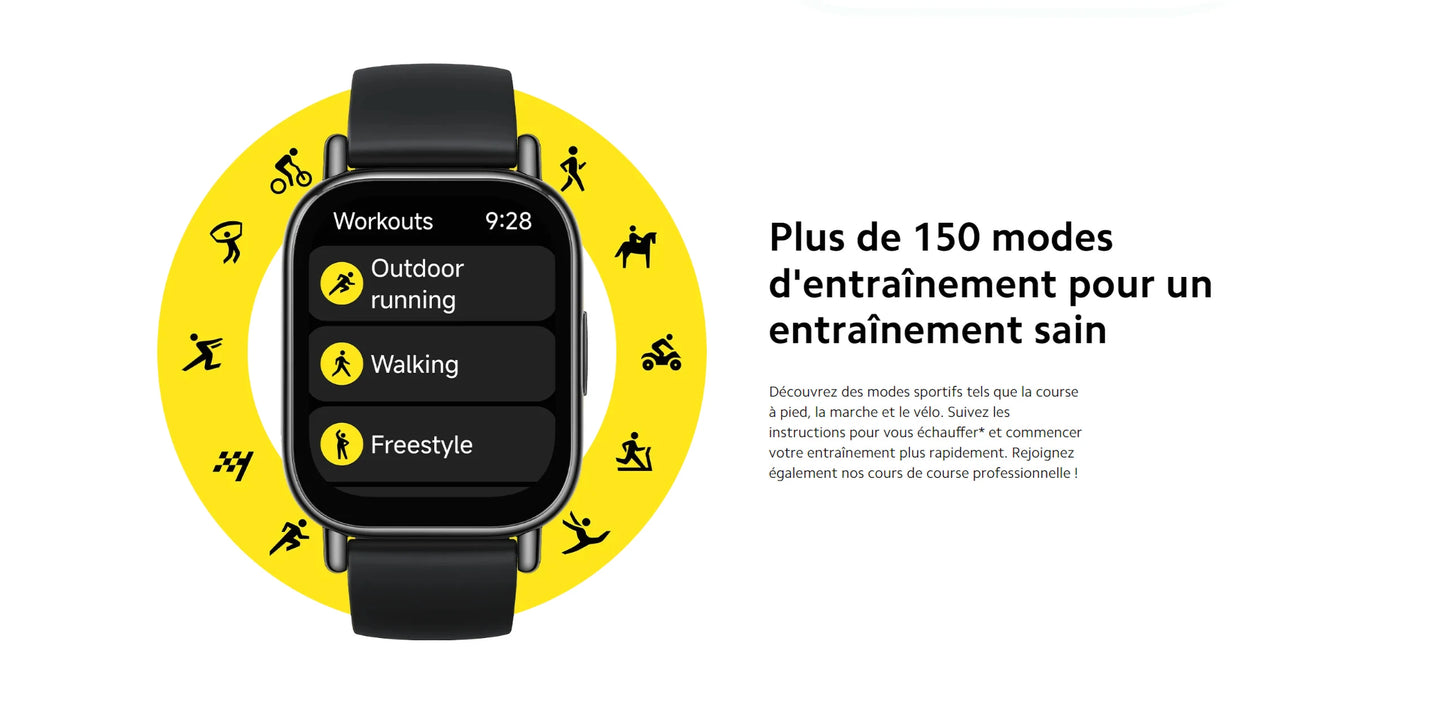 Redmi Watch 5 Lite : L'Écran AMOLED au Service de votre Forme