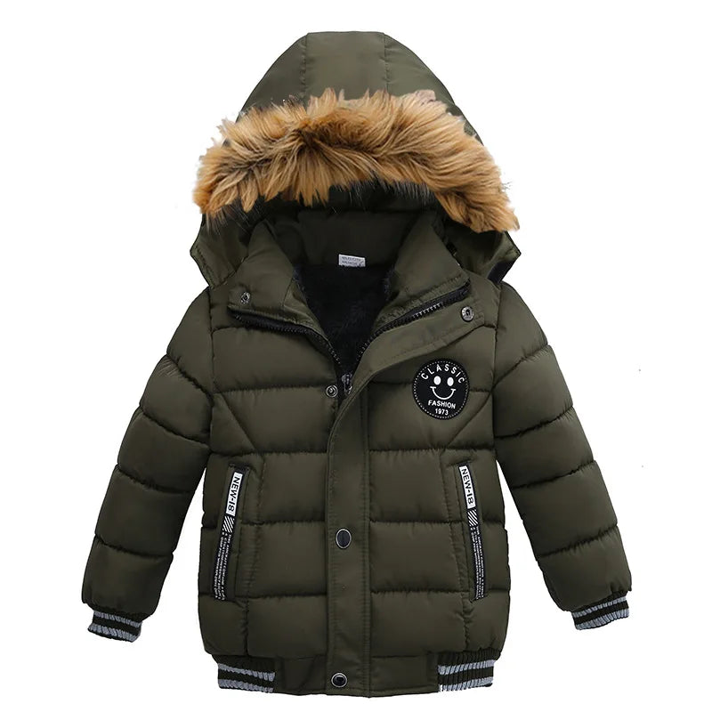 🧒 Doudoune Hiver pour Garçons – Parka Chaude 2025