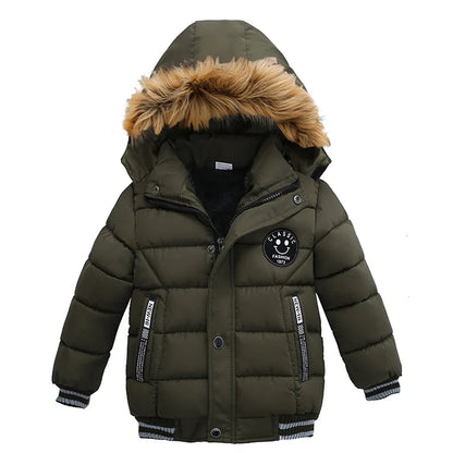 🧒 Doudoune Hiver pour Garçons – Parka Chaude 2025