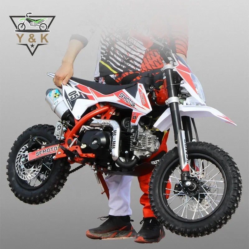 🏍️ Kids Dirt Bike 50cc – Moto Cross 4 Temps pour Enfant