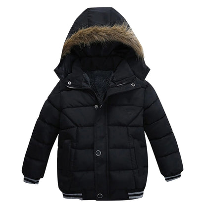 🧒 Doudoune Hiver pour Garçons – Parka Chaude 2025