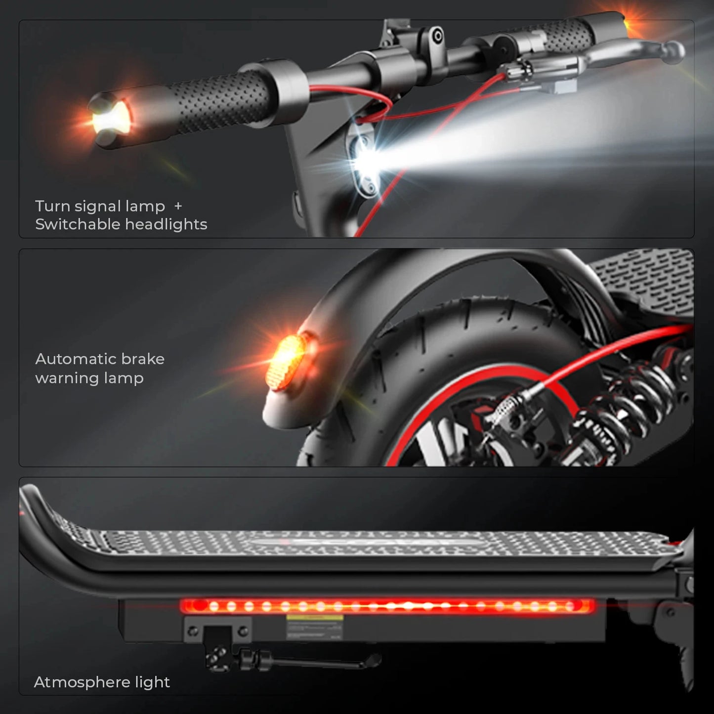 iScooter W7 – Scooter Électrique Adulte 650W, 35 km/h, Autonomie 40 km, Pliable – Batterie 36V 10.5Ah, Pneus 8.5