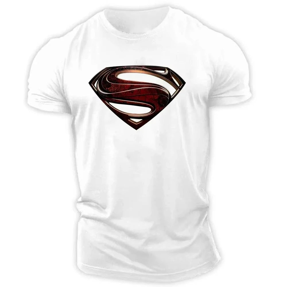 Été nouveau Style de sport décontracté 2d dessin animé imprimé hommes T-Shirt à manches courtes col rond T-Shirt ample et confortable hommes T-Shirt