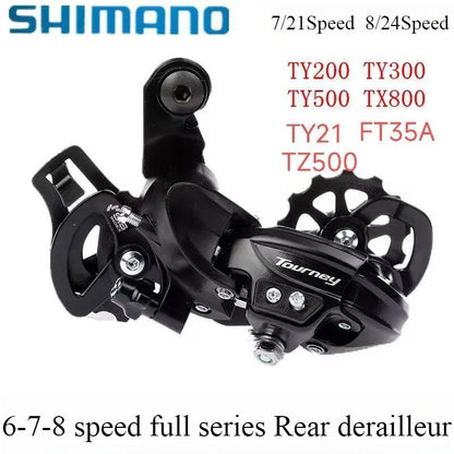 SHIMANO Tourney TY300-SGS – Dérailleur arrière VTT 6/7 vitesses 🚴‍♂️ Pièce d’origine