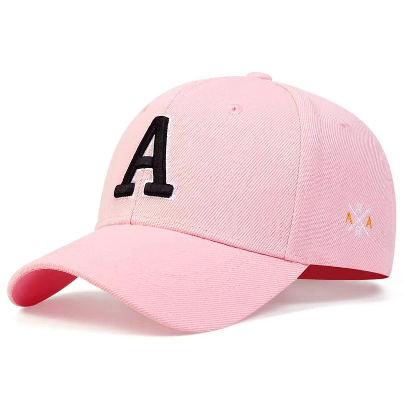 Casquette Baseball Unisexe Lettres Brodées Ar Réglable Protection Solaire Printemps/Automne