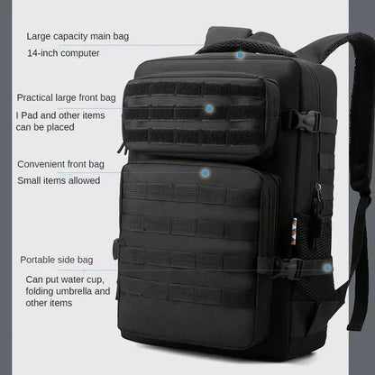 Sac à Dos Outdoor  35L – Imperméable, Anti-vol, Camping & Randonnée
