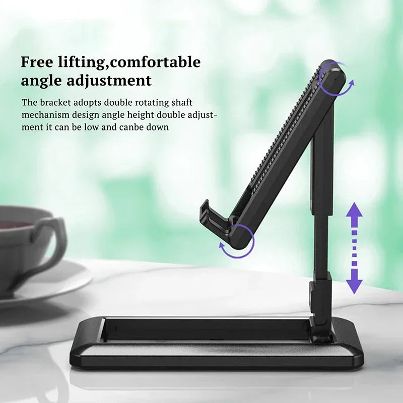 Support de téléphone portable pliable pour tablette, pour iPad, iPhone, Samsung, support de bureau réglable, support pour Smartphone