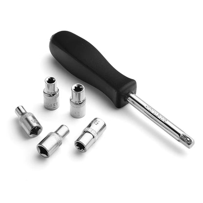 53 pièces/ensemble Kit d'outils de réparation de voiture jeu de douilles d'entraînement outils de réparation de voiture clé dynamométrique à cliquet Combo outil de réparation automobile jeu de douilles d'embout