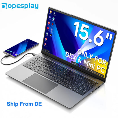 🖥️ Moniteur Portable Dopesplay 15,6" Lapdock FHD – Avec Clavier & Batterie intégrée