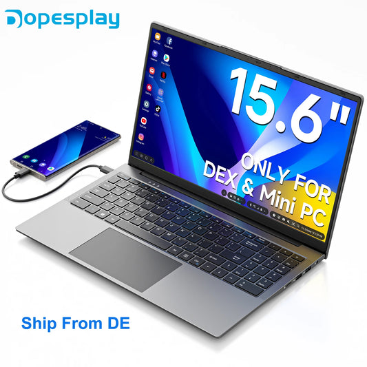 🖥️ Moniteur Portable Dopesplay 15,6" Lapdock FHD – Avec Clavier & Batterie intégrée