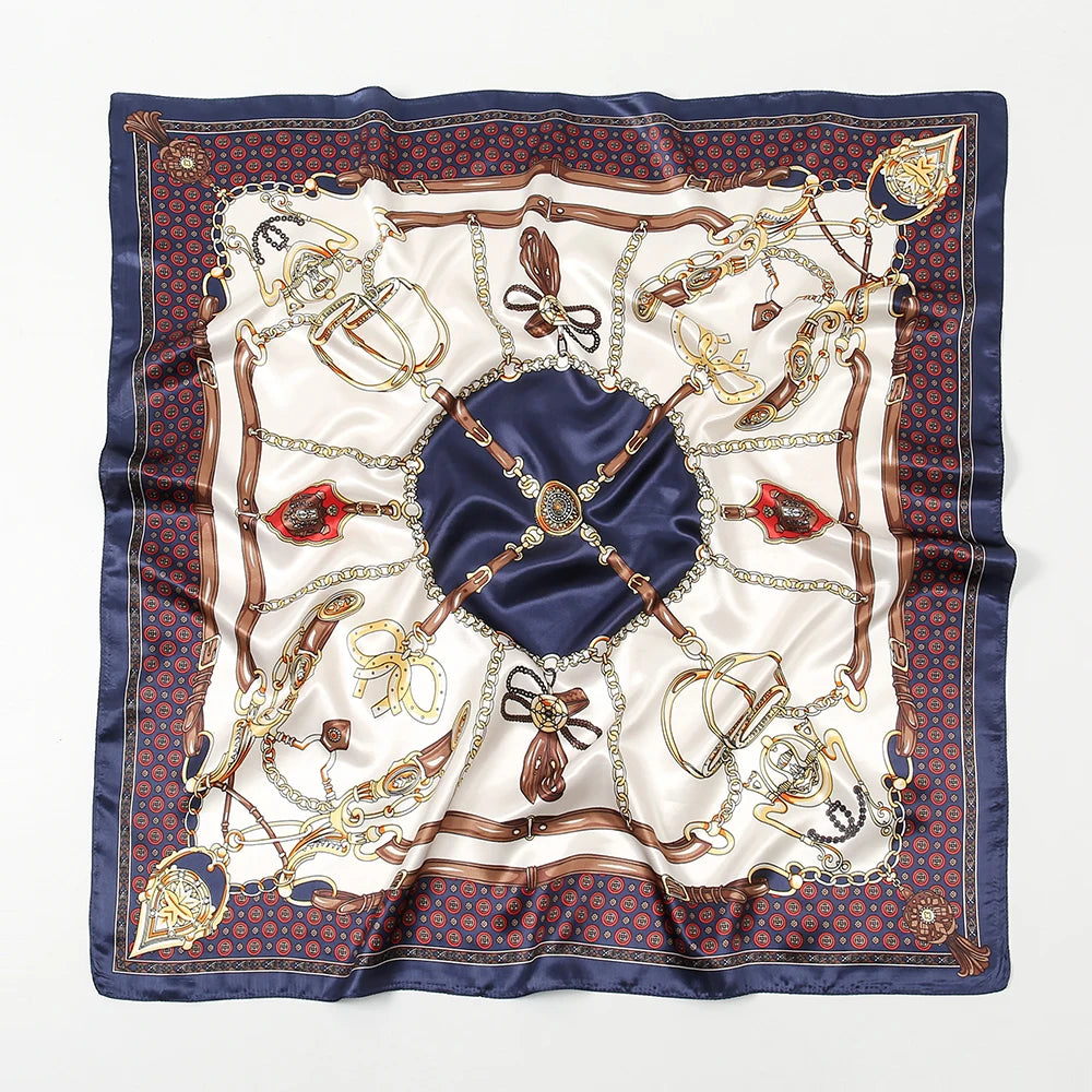 🧣 Foulard Carré Léopard LMLAVEN – Chic, Rock & Multifonction