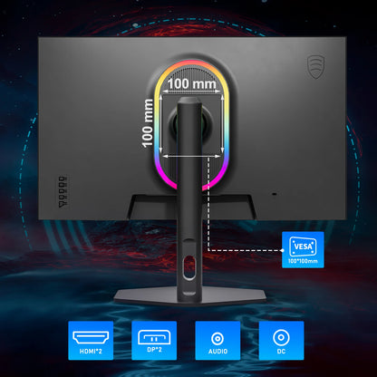 FYHXele 27 pouces 380Hz moniteur de jeu 1080P IPS 0.5ms GTG moniteur d'ordinateur moniteur Vertical réglable prise en charge FreeSync HDR VESA